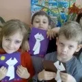 Аплікація методом обривання паперу «курча»