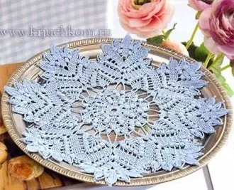 Ажурні в'язані серветки (в'язані) Ажурні в'язані серветки