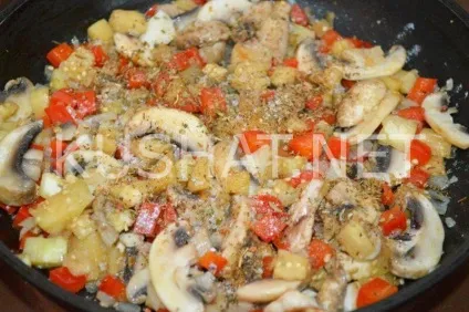 Баклажани, фаршировані грибами (грибами) Баклажани, фаршировані грибами