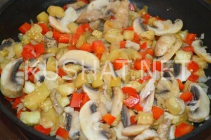 Баклажани, фаршировані грибами (баклажани фаршировані грибами і куркою рецепт) Баклажани, фаршировані грибами