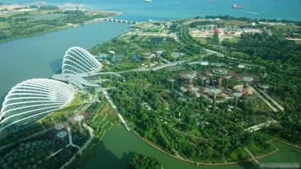 Басейн на даху в Сінгапурі - готель marina bay sands (басейн) Басейн на даху в Сінгапурі - готель marina bay sands