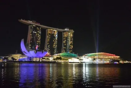 Басейн на даху в Сінгапурі - готель marina bay sands (готель) Басейн на даху в Сінгапурі - готель marina bay sands