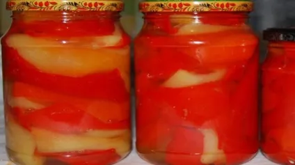 Болгарський перець по-корейськи на зиму (перець) Болгарський перець по-корейськи на зиму