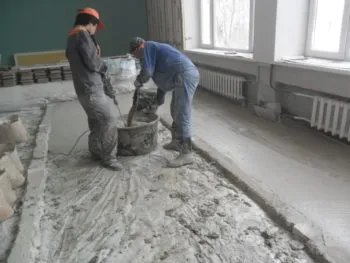 Цементна стяжка для підлоги