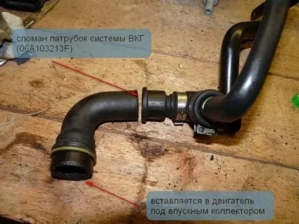 Чистка ВКГ на audi a4