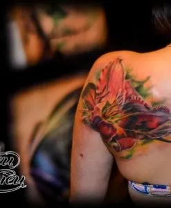 Cover up (перекриття старих тату і шрамів), Юрец молодець (тату) Cover up (перекриття старих тату і шрамів), Юрец молодець