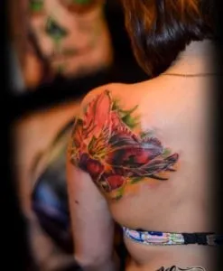 Cover up (перекриття старих тату і шрамів), Юрец молодець (тату) Cover up (перекриття старих тату і шрамів), Юрец молодець