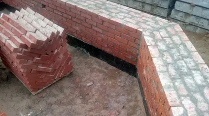 Цоколь з цегли на стрічковий фундамент матеріал для кладки (матеріал) Цоколь з цегли на стрічковий фундамент матеріал для кладки
