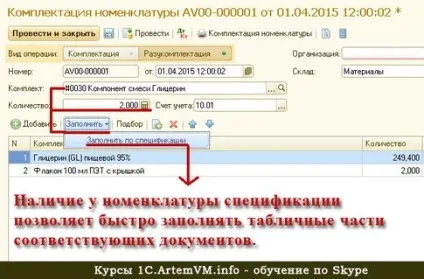 Що таке специфікація номенклатури в 1с бухгалтерії (вечірні курси 1с) Що таке специфікація номенклатури в 1с бухгалтерії