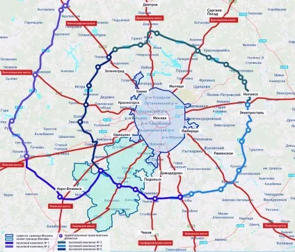 ЦКАД - перспектива довжиною 530 кілометрів (Центральної кільцевої автодороги) ЦКАД - перспектива довжиною 530 кілометрів