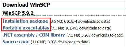 Winscp скачати