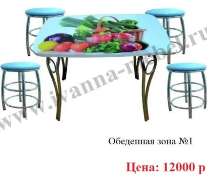 Хромірованнная меблі для кухні, табурети, кухонні кути (меблі) Хромірованнная меблі для кухні, табурети, кухонні кути