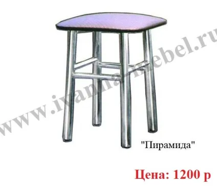 Хромірованнная меблі для кухні, табурети, кухонні кути (табурети) Хромірованнная меблі для кухні, табурети, кухонні кути