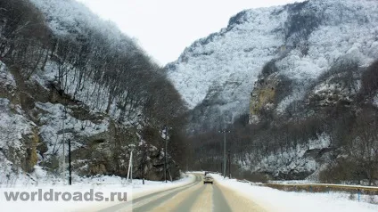 Дорога на Чегемские водоспади кабардино-Балкарії, дороги світу (Чегемській ущелина) Дорога на Чегемские водоспади кабардино-Балкарії, дороги світу