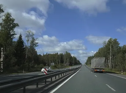 Дорога з Москви в Білорусію за мінським шосе м1 (москви) Дорога з Москви в Білорусію за мінським шосе м1