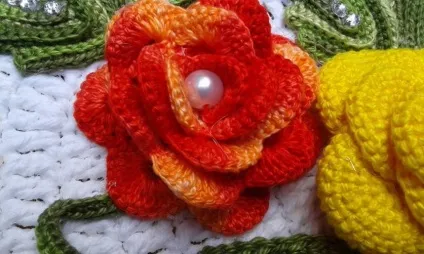 Ефектна в'язана гачком шкатулка, рукоділля (одним рядом стовпчиків накиду) Ефектна в'язана гачком шкатулка, рукоділля
