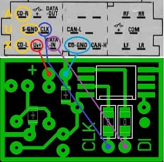 Емулятор cd-чейнджера для магнітол audi на мк attiny13 (магнітол) Емулятор cd-чейнджера для магнітол audi на мк attiny13