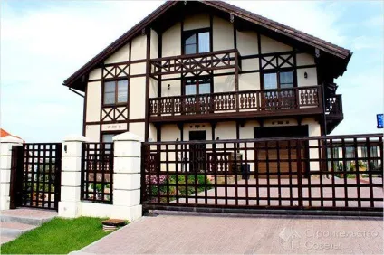 Фасад будинку в стилі фахверк - що таке фахверки (фото)