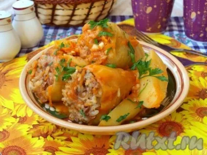 Фарширований перець з картоплею - рецепт з фото (перець) Фарширований перець з картоплею - рецепт з фото