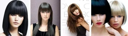 Французька чубчик 20 фото асиметричного і прямого варіанта (фото французької чубчика асиметричною і прямий) Французька чубчик 20 фото асиметричного і прямого варіанта