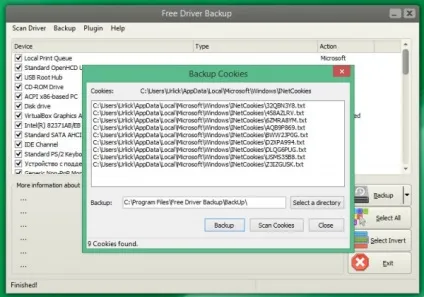 Free driver backup - найпростіша утиліта для резервування драйверів