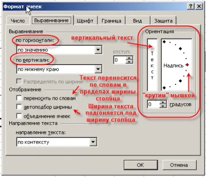 форматування осередків