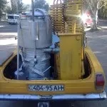Газогенератор - двигун на дровах (зверненого процесу газифікації) Газогенератор - двигун на дровах