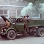 Газогенератор - двигун на дровах (двигун) Газогенератор - двигун на дровах