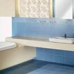 Блакитна ванна кімната дизайн, фото плитки (ванна) Блакитна ванна кімната дизайн, фото плитки
