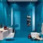 Блакитна ванна кімната дизайн, фото плитки (синя ванна кімната дизайн фото) Блакитна ванна кімната дизайн, фото плитки