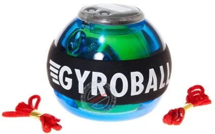 Гіробол gyroball blue з лічильником і підсвічуванням купити - магазин мосігрушка Київ