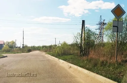Головна дорога і покажчики повороту, інструктор 53 (головна) Головна дорога і покажчики повороту, інструктор 53
