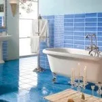 Блакитна ванна кімната дизайн, фото плитки (плитка для ванної кімнати блакитна) Блакитна ванна кімната дизайн, фото плитки