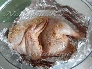 Гречка з куркою в пароварці