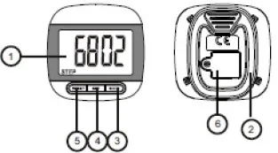 Інструкція до крокоміру з лічильником калорій fitstep pd1 (MODE утримуйте поки нижній) Інструкція до крокоміру з лічильником калорій fitstep pd1