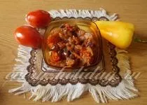 Печені баклажани з перцем і помідорами на зиму (зиму) Печені баклажани з перцем і помідорами на зиму