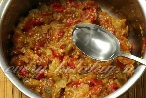 Печені баклажани з перцем і помідорами на зиму (помідорами) Печені баклажани з перцем і помідорами на зиму