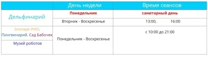 Парк рів'єра сочи, ціни, режим роботи, що подивитися (ціни) Парк рів'єра сочи, ціни, режим роботи, що подивитися
