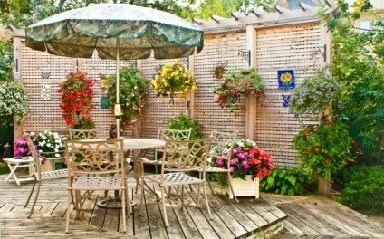 Патіо на дачі своїми руками фото