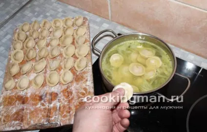 Пельмені з курячого філе - кулінарія для чоловіків (курячого) Пельмені з курячого філе - кулінарія для чоловіків