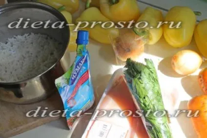 Перець, фарширований з куркою (перець) Перець, фарширований з куркою