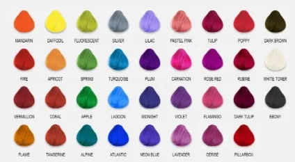 Яскраві фарби для волосся палітра, hair colour модний колір волосся, догляд за волоссям, відтінки фарб для (яскраві фарби для волосся) Яскраві фарби для волосся палітра, hair colour модний колір волосся, догляд за волоссям, відтінки фарб для