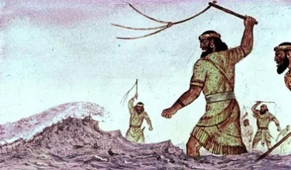 За що Ксеркс висік море