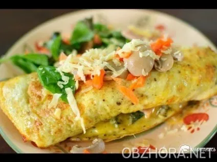 Яєчня з солоними огірками - другі страви - рецепти з фото