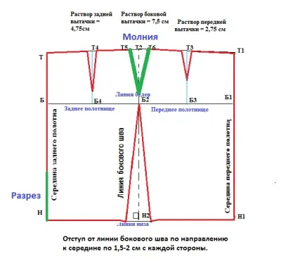 Спідниця-олівець з розрізом, bonanzanna (спідниця-олівець) Спідниця-олівець з розрізом, bonanzanna