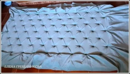 Узголів'я для ліжка в техніці каретної стяжки (ліжка) Узголів'я для ліжка в техніці каретної стяжки