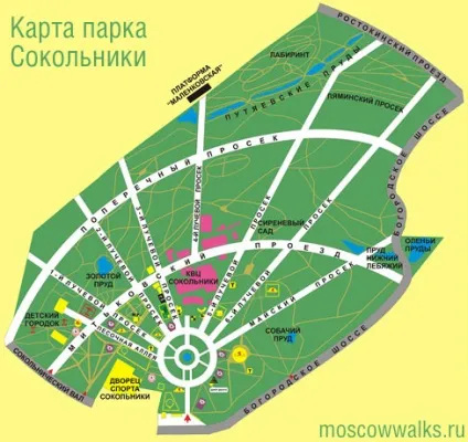 Як дістатися до путяевскіх ставків в Сокільниках (москва) (дістатися) Як дістатися до путяевскіх ставків в Сокільниках (москва)