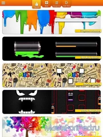 Як змінити тему оформлення на ipad (iphone) itheme, все для ipad (itheme) Як змінити тему оформлення на ipad (iphone) itheme, все для ipad