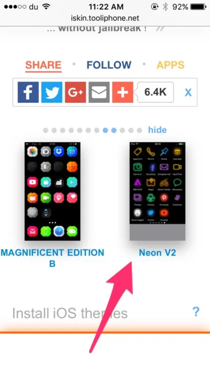 Як змінити інтерфейс iphone без джейлбрейка (Подвійним натисканням кнопки) Як змінити інтерфейс iphone без джейлбрейка