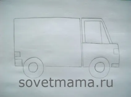 Як намалювати вантажівку, поради досвідченої мами (вантажівка намалювати дитині) Як намалювати вантажівку, поради досвідченої мами